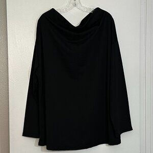 Pullover Raised Boat Neck Top